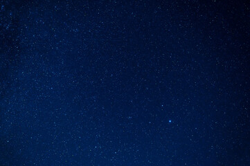 Wall Mural - Stars on the background of the night starry sky at night. Astrophotography of the cosmos, galaxies, constellations with stars and nebulae