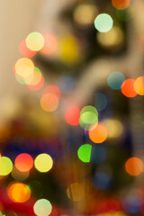 Wall Mural - abstract background from multicolored bokeh