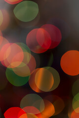 Wall Mural - abstract background from multicolored bokeh