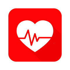 Canvas Print - heart cpr medical icon vector design	
