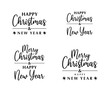 © artbysugu - Merry Christmas and Happy New Year large postcard and flat vector icon for apps and websites.
