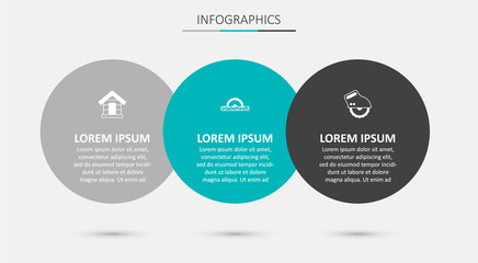 Wall Mural - set electric circular saw, dog house and . business infographic template. vector