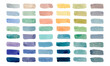 © Asrulaqroni - Hand painted collection of colorful watercolor brush strokes
