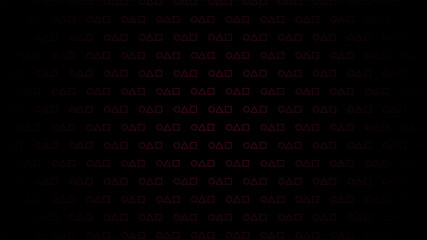 background filled with triangular, square, round shapes like game buttons