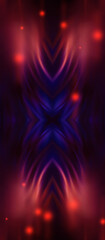 Wall Mural - dark futuristic, bright abstract background, neon glow, laser lines, shapes. blurry bokeh.
