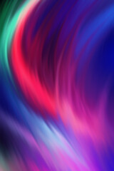 Wall Mural - dark futuristic, bright abstract background, neon glow, laser lines, shapes. blurry bokeh.