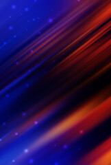 Wall Mural - dark futuristic, bright abstract background, neon glow, laser lines, shapes. blurry bokeh.