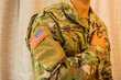 © Cavan Images - Army private in fatigues in the autumn