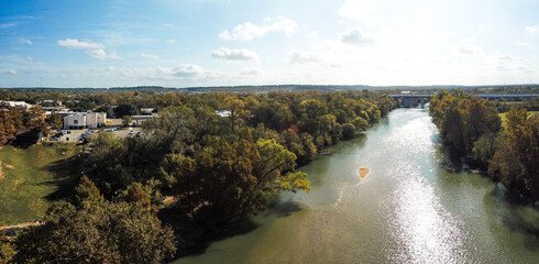 Wall Mural - Colorado River, Bastrop, Texas