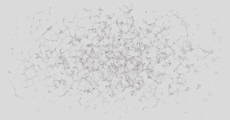 Abstract Low Polygon Mesh color Generative Art background illustration