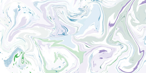 Wall Mural - Abstract fluid on white background illustration