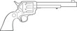 Illustration of the Colt Peacemaker revolver