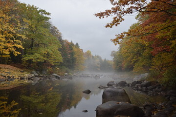 Poster - Swift River, Roxbury Maine In the Fall