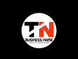 TN Logo Letter design, Unique Letter tn company logo with geometric pillar style design