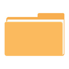 Canvas Print - folder file icon