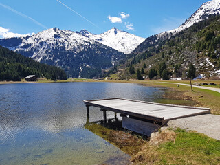 Poster - Lac de Tueda, Méribel, Alpes françaises