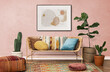 © Rawpixel.com - Picture frame hanging on the wall bohemian interior design