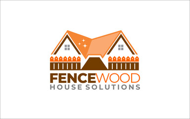 Illustration graphic vector of fence home solution logo design template