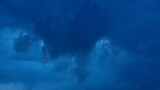 Fototapeta Na sufit - dark blue sky evening after rain
