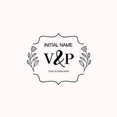 VP Beautiful elegant logos or wedding monograms collection