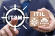 © wladimir1804 - Concept of ITSM - Information Technology Service Management. Concept with IT service management and business. ITIL Information Technology Infrastructure Library.