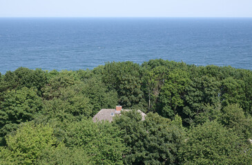 Sticker - Blick vom Leuchtturm am Kap Arkona zur Ostsee