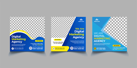Wall Mural - Digital Marketing Agency Promotion Instagram post