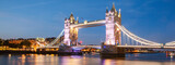Fototapeta Londyn - tower bridge at night, London, UK