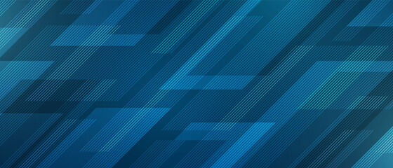 Wall Mural - abstract blue transparent line background