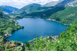 The famous heart-shaped lake of Scanno is a jewel set in the heart of Italy, between the Marsicani Mountains, in the upper valley of the Sagittario River, in Abruzzo