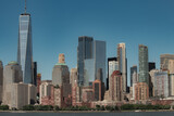Fototapeta  - New York City street photo with buildings during clear day