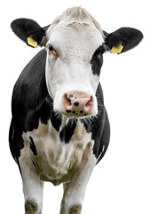 Sticker - cow on a white background isolated