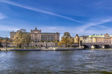 Wall Mural - View of Riksdag, Stockholm, Sweden