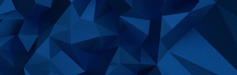 blue abstract futuristic geometric poly technology background. science and technology. 3d illustrati