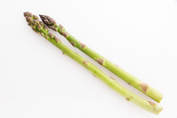 Canvas Print - Bunch of freshly picked asparagus