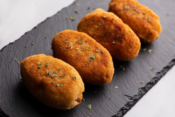 Tapa of croquetas or croquettes	