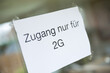 © Christian Schwier - Symbolbild Corona-Virus, Zugang nur mit 2G
