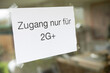 © Christian Schwier - Symbolbild Corona-Virus, Zugang nur mit 2G+