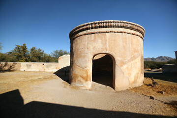 Canvas Print - Burial Chapel of the Mission San Cayetano de Tumacácori