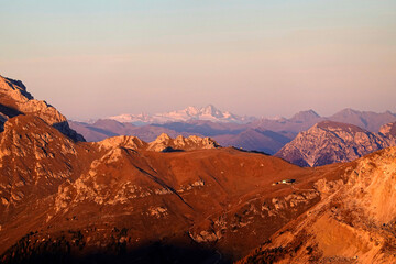 Wall Mural - Scenic landscape of Giau Pass or Passo di Giau - 2236m. Mountain pass in the province of Belluno in Italy, Europe. Italian alpine landscape. Travel icon of the Dolomites