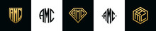 Initial Letters AMC Logo Designs Bundle