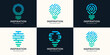 © POLLARIZE - light bulb abstract linear geometric business icon.