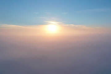 Wall Mural - sunrise sky watercolor gradient colors, beautiful abstract nature wallpaper