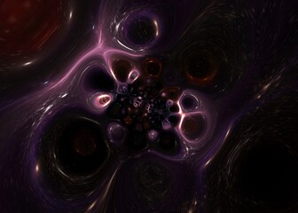 Wall Mural - science fiction wallpaper. beauty of deep space. colorful graphics for background, like water waves,