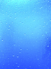 Blue Water Drops Background