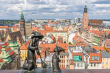 Wroclaw, Poland -  Largest City Of Silesia, Wroclaw Displays A Colorful Old Town That Becomes Even More Amazing If Seen From The Top Of St Mary Magdalene Church