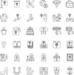 © Abhishek - Outline International Women's Day related flat icon vector illustration