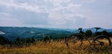 Fototapeta Na sufit - Górska turystyka rowerowa, Beskidy Rowerem, Mountain bike