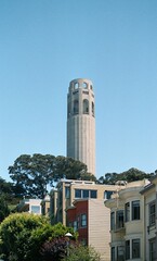 Sticker - Coit Tower in San Francisco, Kalifornien