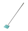 Plastic broom isolated on white. Cleaning tool